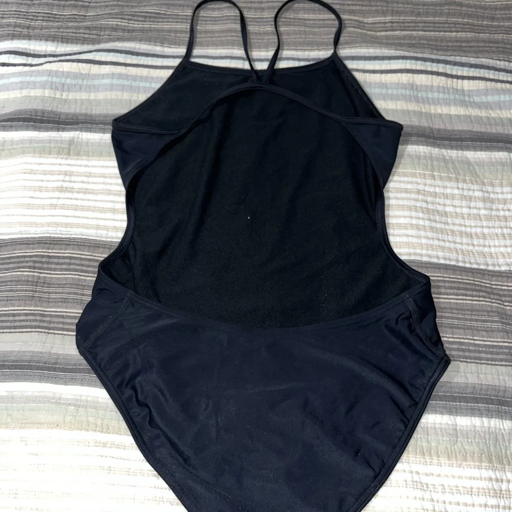 Sporti Micro Back One Piece Swimsuit Black - Black / 36 - Picture 2 of 4